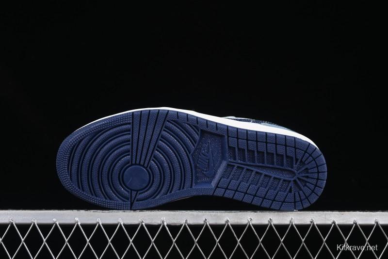 Nike Air Jordan 1 Low "Canadian Tuxedo" Basketball Shoes - IH0648-141