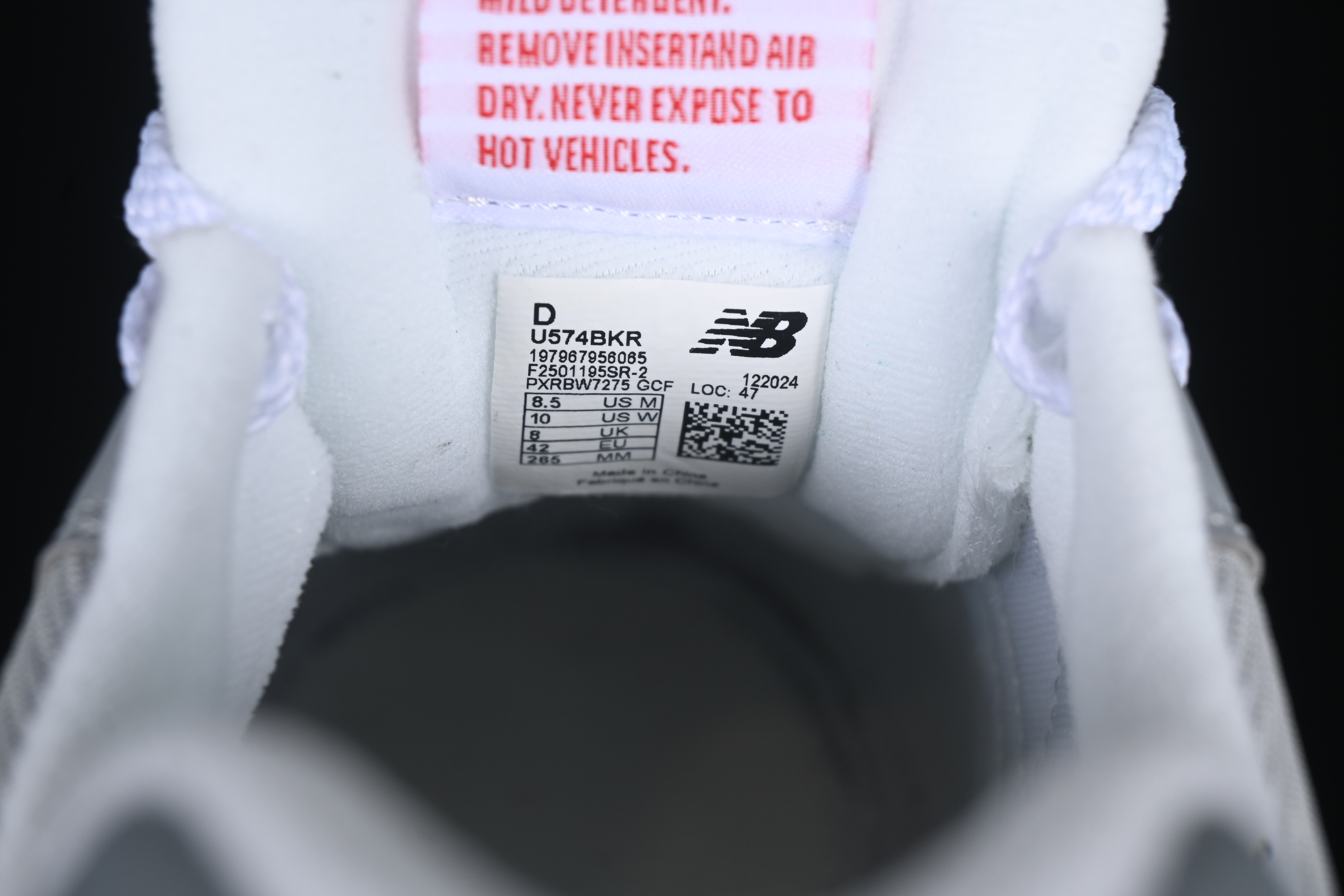 New Balance 574 Series Retro Casual Running Shoes - U574BKR