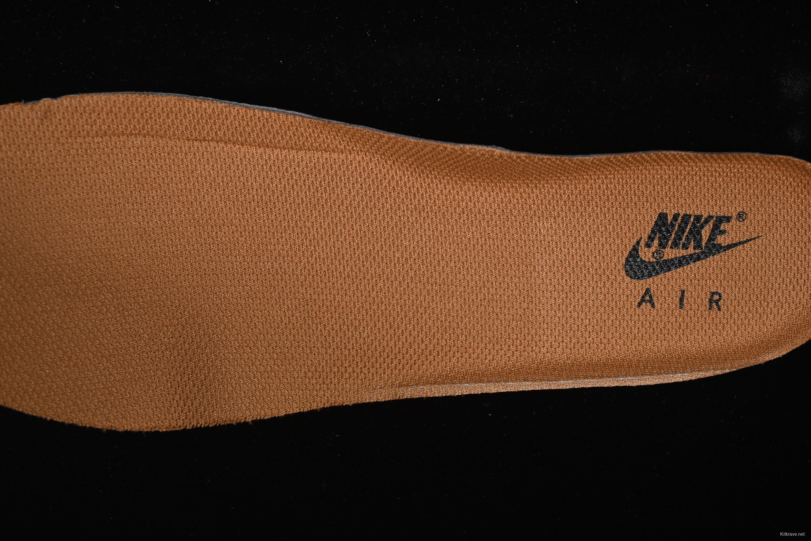 Nike Air Force 1'07 Low Wheat Casual Sneakers with Full-Length Air Cushion - CJ9179-200