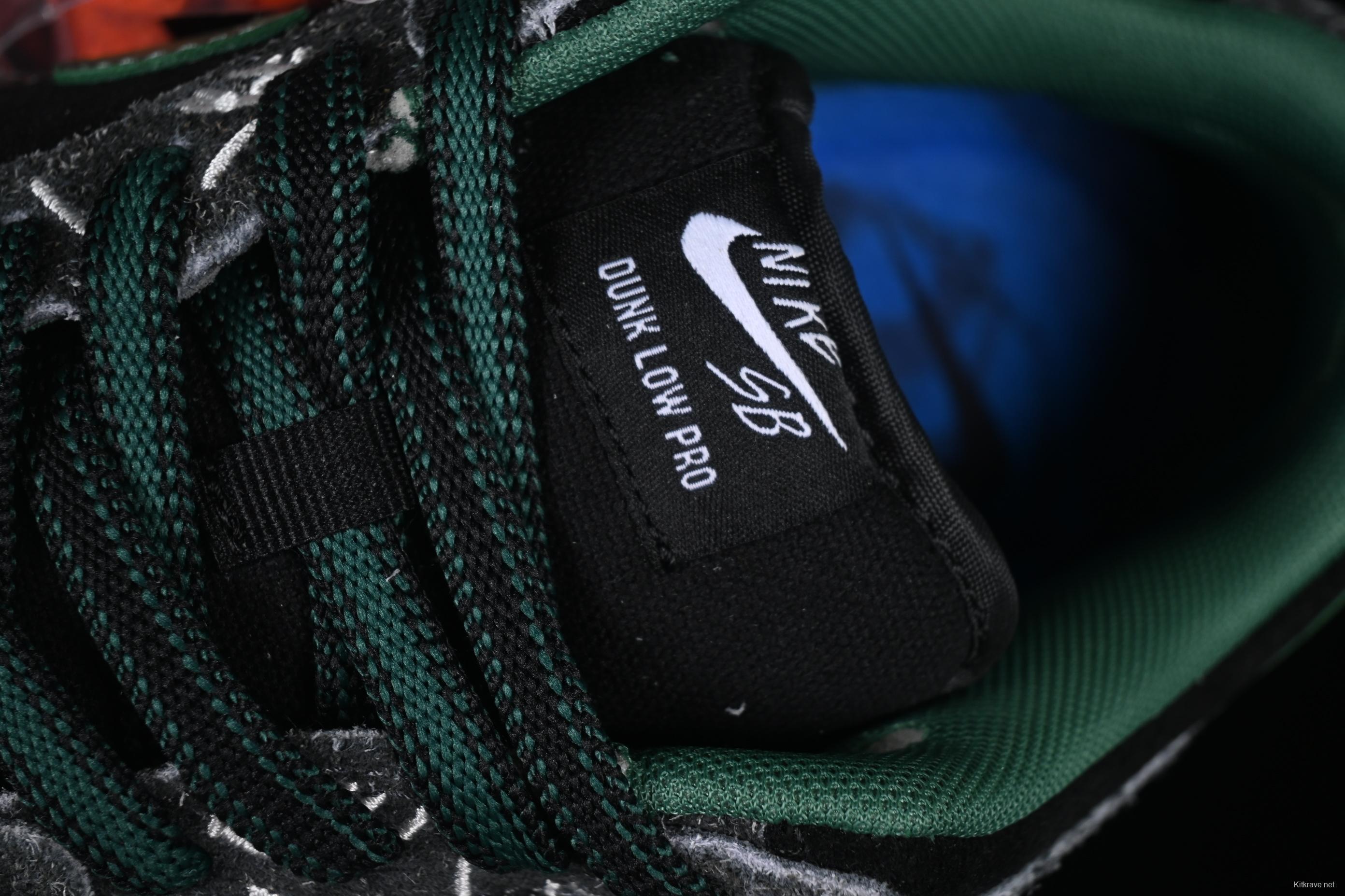 Nike There Skateboards x Nike SB Dunk Low Graffiti Art Style Collaboration SB Low-Top Casual Skate Shoes - HF7743-001