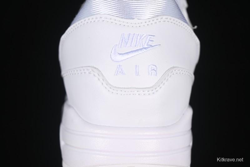 Nike Air Max 1 Retro Running Shoes with Half-Sole Air Cushion - 454746-107