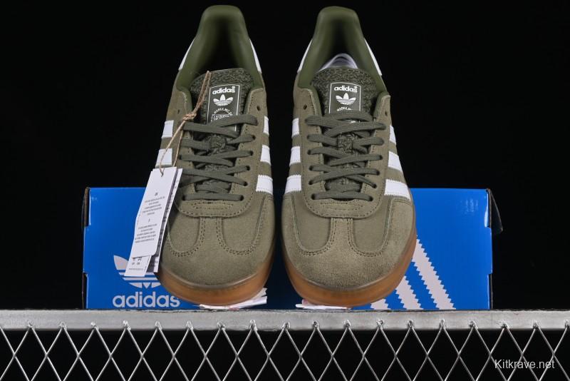 Adidas Originals Gazelle Indoor Retro Casual Slip-Resistant Wear-Resistant Low-Top Sneakers - JQ0174