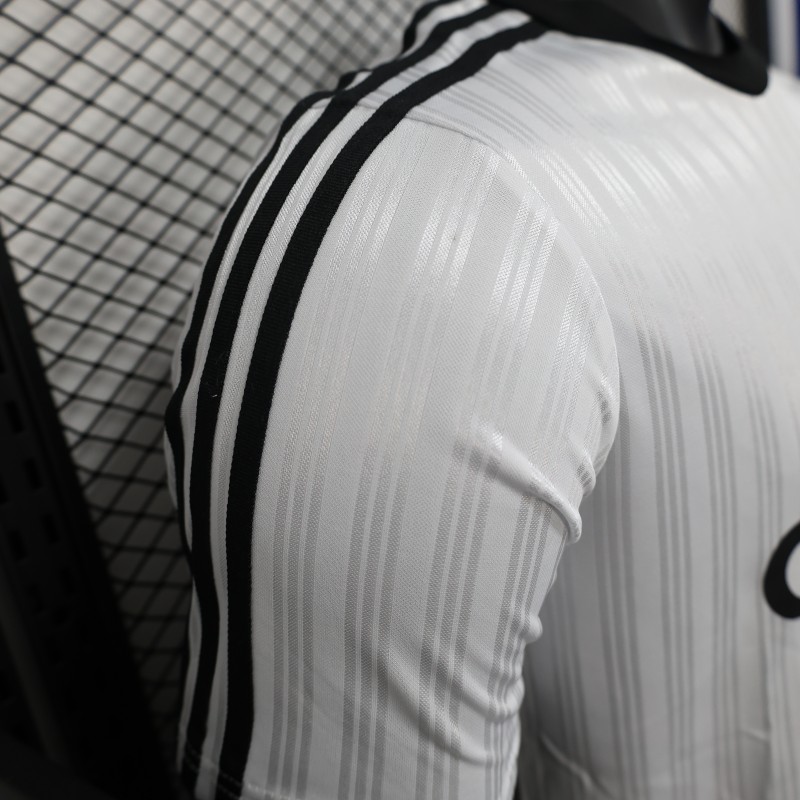Player Version 2025 Adidas White with Striped Design Jersey