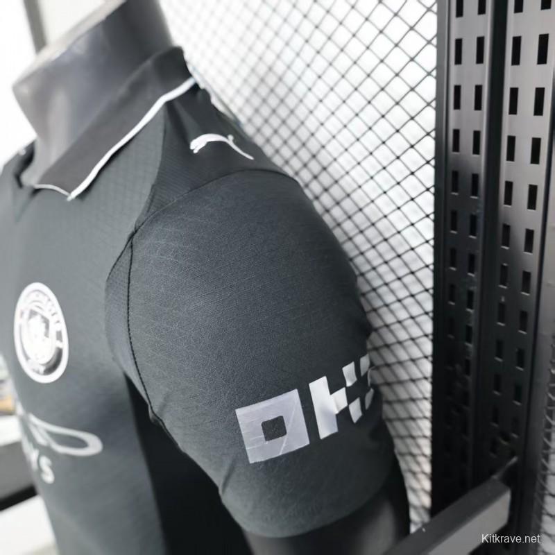 Player Version 25/26 Manchester City Black Away Jersey