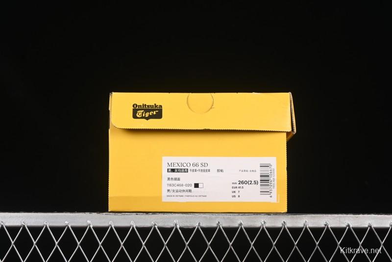 Onitsuka Tiger Mexico 66 SD Leather Low-Top Casual Running Shoes - 1183C468-020