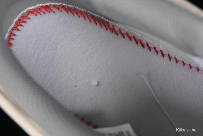 Nike Air Force 1'07 Low LV Collaboration Grey Print Drawstring Casual Sneakers - DM6868-062