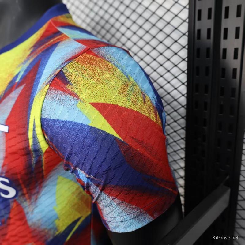 Player Version 25/26 Arsenal Multicolor Abstract Art Pattern Jersey