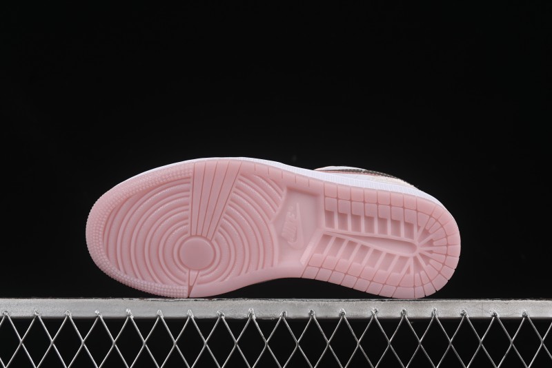Nike Air Jordan 1 Low AJ1 Carving Pink Low-Top Casual Lifestyle Sneakers - IB8859-101