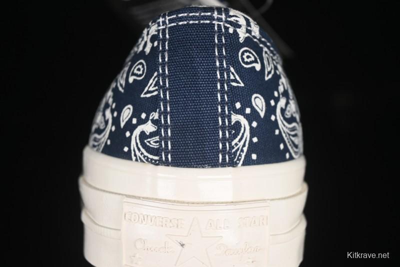 Converse Chuck 1970s Low Top Casual Sneakers with Paisley Pattern - A15751C