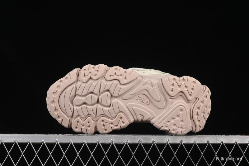 Fila Heritage Fluid Cat Paw 5.0 Vintage Dad Shoes with Lace-Up Design - F12W432101FAP