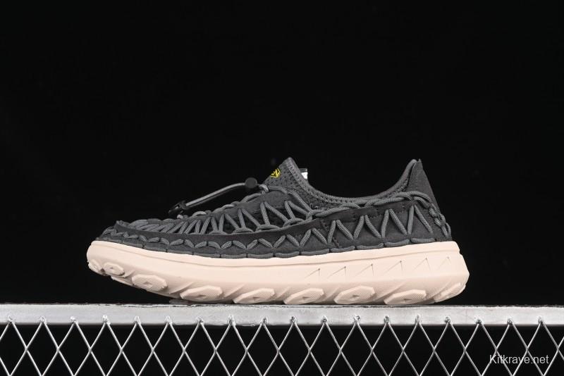 Keen Uneek Flat-M Woven Elastic Strap Outdoor Water Sports Sandals - 1014097