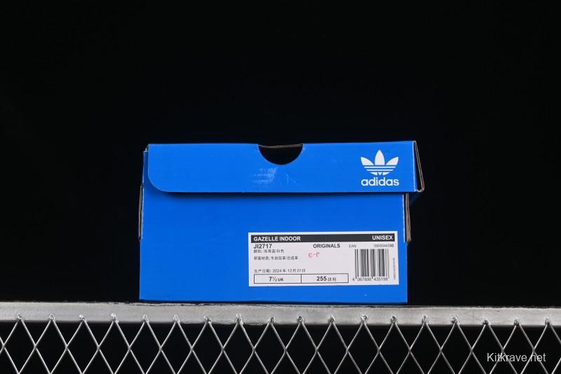 Adidas Originals Gazelle Indoor JI2717 Retro Casual Slip-Resistant Wear-Resistant Low-Top Sneakers