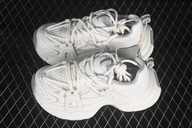 GG-CC Chunky Low Casual Fashion Sports Platform Sneakers Series 5515 Off White