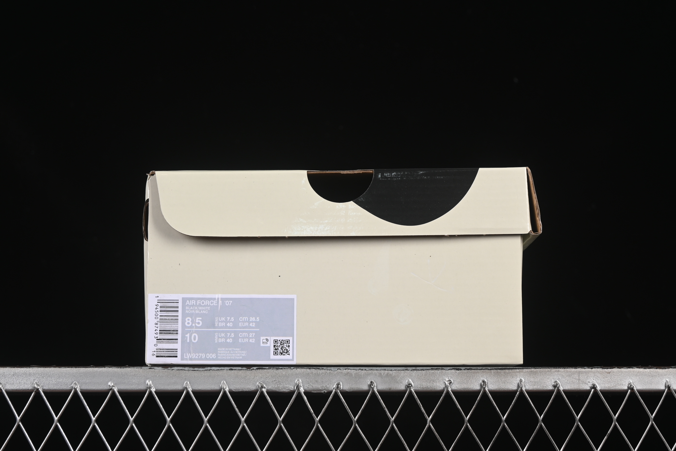 Nike Air Force 1 '07 Low TS Collaboration Grey Brown with Mini Swoosh Casual Sneakers - LW9279-006