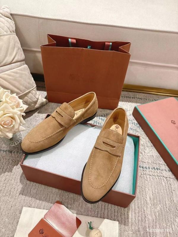 2025 Women LP Tan Suede Loafer LY00320