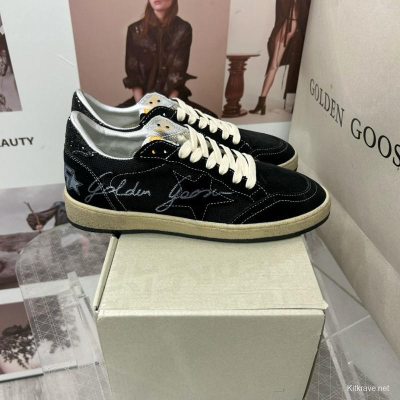 2024 Unisex GGDB Black Suede Sneakers MJ00260