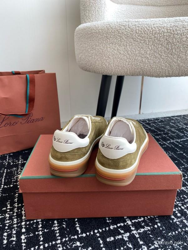 2024 Unisex LP Beige Suede Leather Sneakers MJ00320