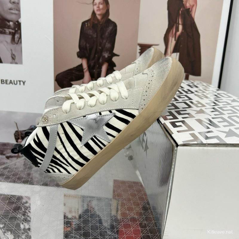 2024 Unisex GGDB Black White Grey Suede High Top Sneakers MJ00300