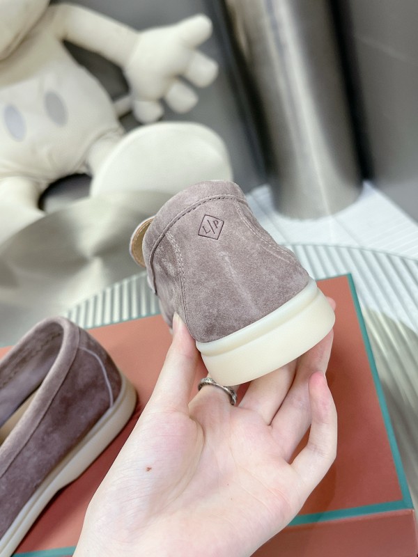 2024 Unisex LP Light Pink Suede Loafers MJ00270
