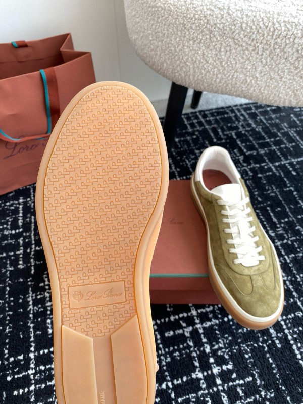 2024 Unisex LP Beige Suede Leather Sneakers MJ00320