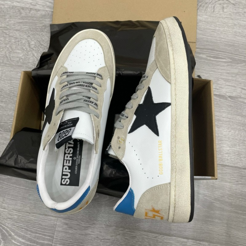 2024 Unisex GGDB White Beige Black Blue Leather Suede Sneakers MJ00260