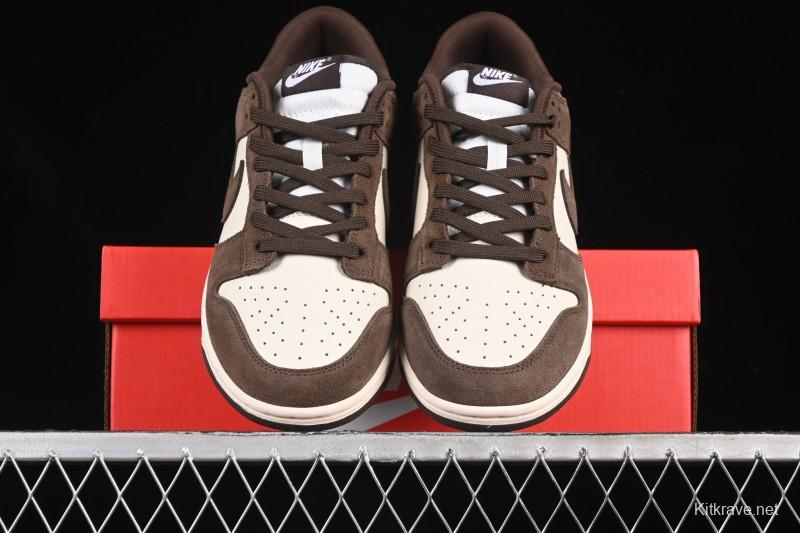 Nike SB Dunk Low White Mocha Low-Top Casual Skate Shoes - FQ8249-104