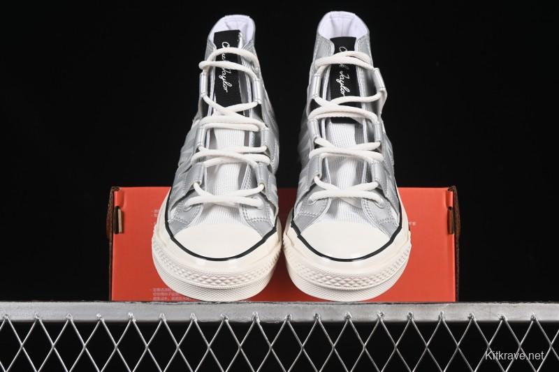 Converse Chuck 1970s Future Silver High-Top Casual Sneakers - A15187C