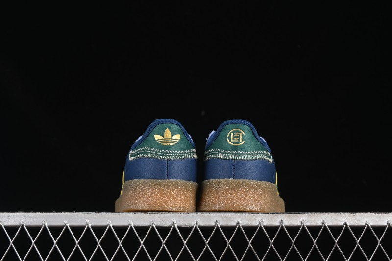 Adidas Originals Gazelle S By JR5408 Clot Collaboration Platform Casual Slip-Resistant Wear-Resistant Low-Top Sneakers
