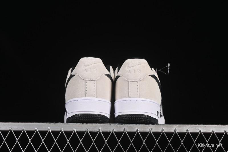Nike Air Force 1'07 Low Casual Sneakers with Full-Length Air Cushion - IB6388-100
