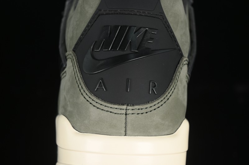 Nike Air Jordan 4 Retro OG Undefeated Collaboration Olive Green Suede - IB1519-200