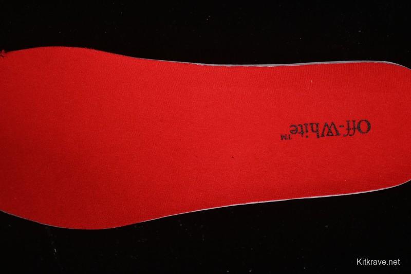 Off-White Be Right Low-Top Lifestyle Casual Shoes in Black Red