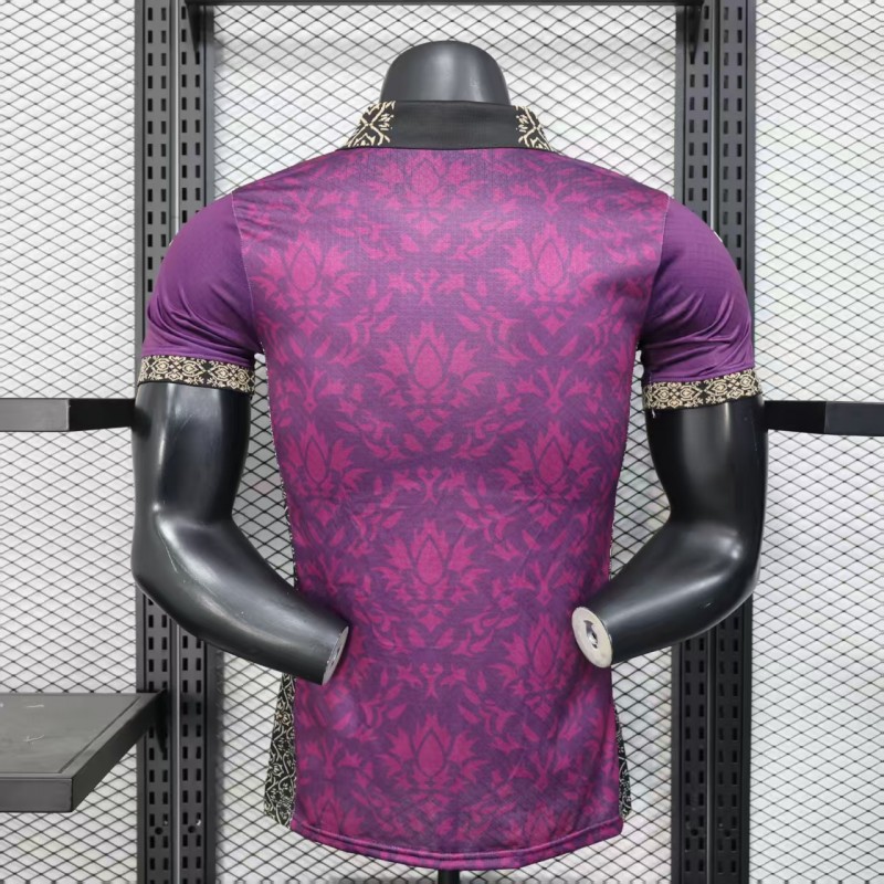 Player Version 25/26 AC Milan Redesigned Away Purple with Geometric Pattern Jersey