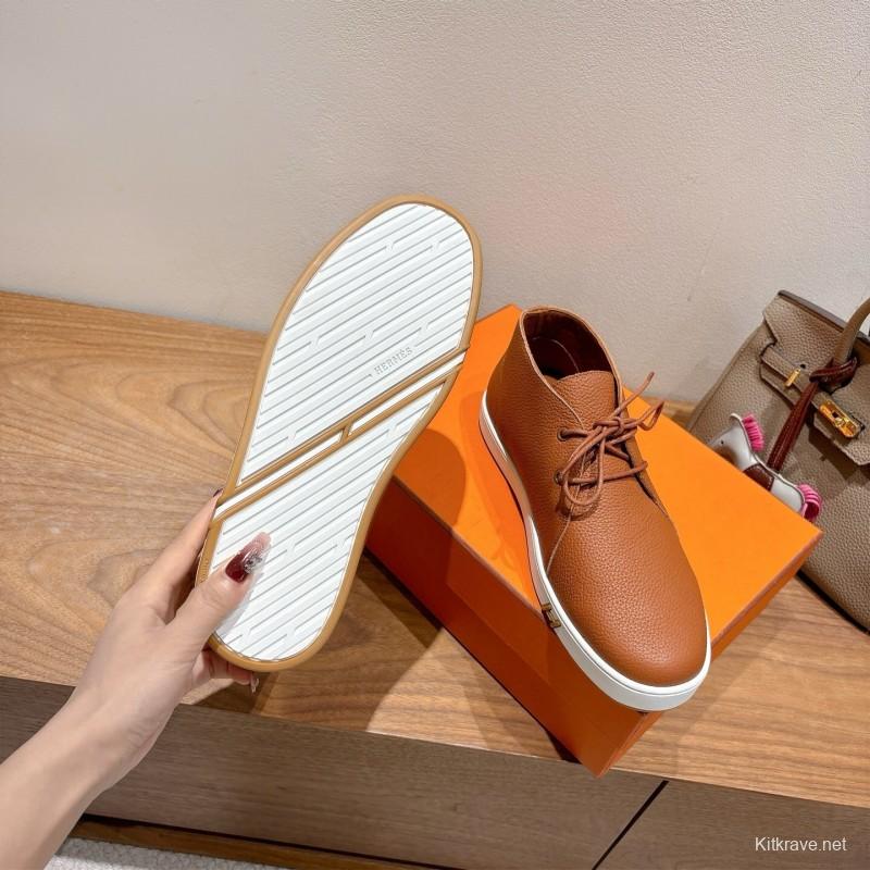 2025 Unisex H Brown Leather Classic Boots AS00380