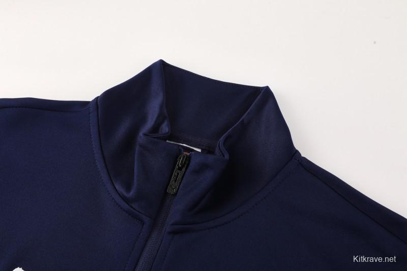 25/26 Manchester City Blue/Navy Full Zipper Jacket +Long Pants