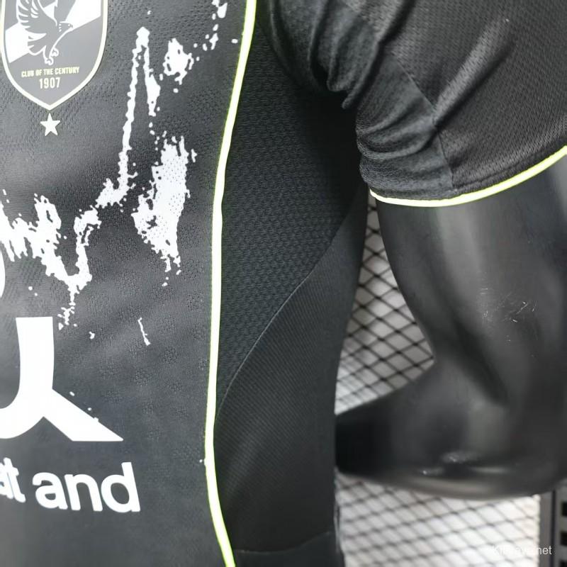 Player Version 25/26 Al Ahly FC Away Black Jersey