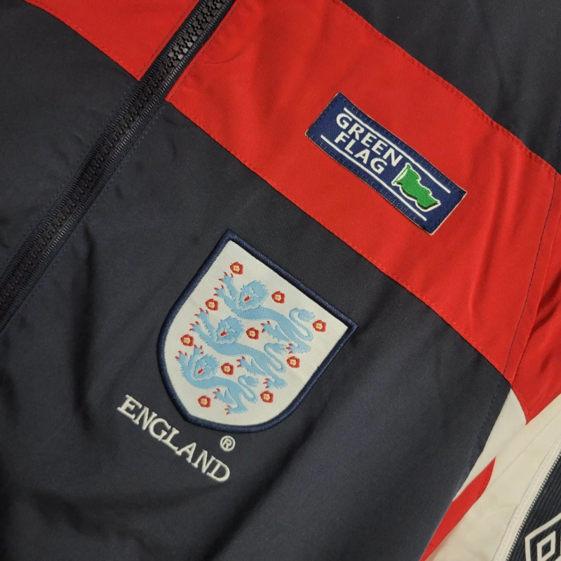 2025 England Jacket Navy/Red/White Windbreaker