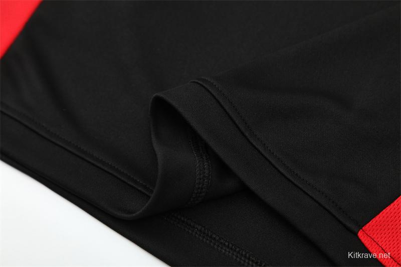 Retro 03/04 AC Milan Black Half Zipper Jacket