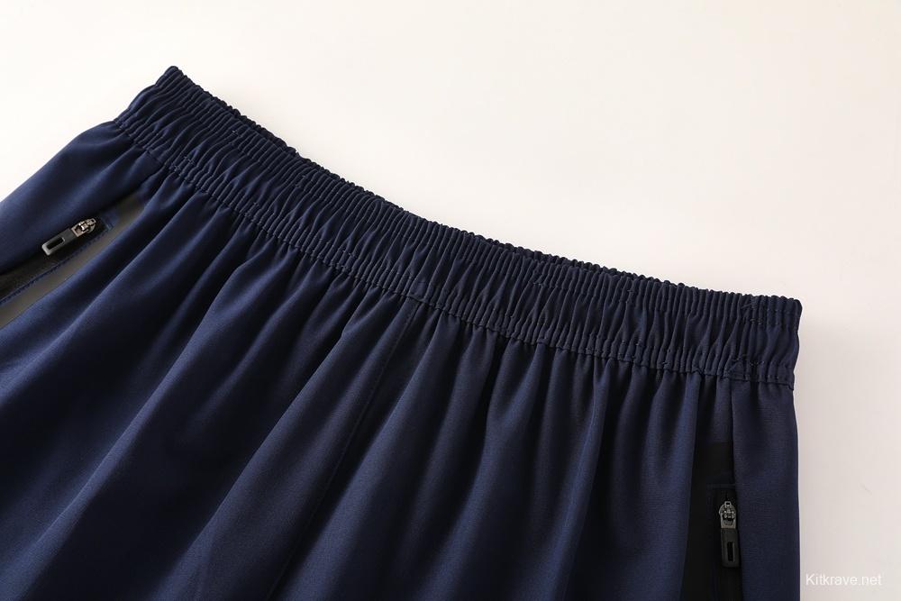 25/26 Adidas Navy Hoodie Full Zipper Jacket + Long Pants