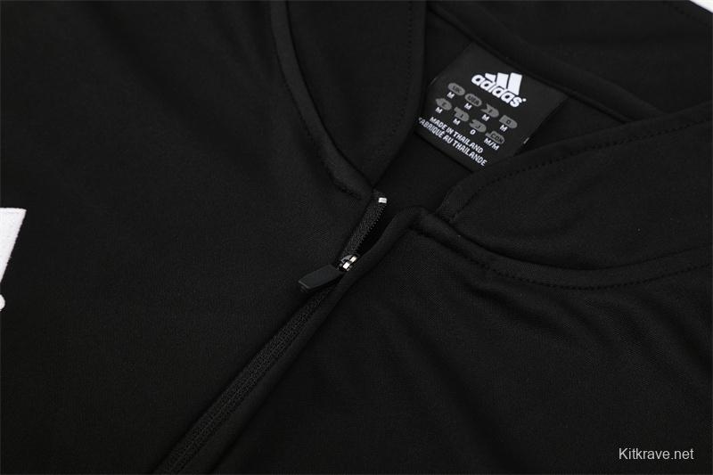 Retro 03/04 AC Milan Black Half Zipper Jacket