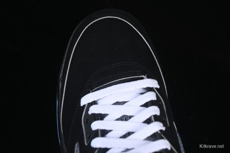 Nike Air Jordan 5 Black Metallic Reimagined Retro Basketball Shoes - HF3975-001