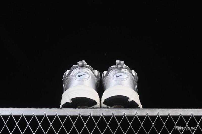 Nike P-6000 Retro Casual Sports Kids Shoes - Silver White Swoosh