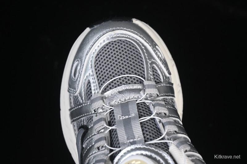 Nike P-6000 Retro Casual Sports Kids Shoes - Silver White Swoosh