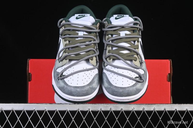 Nike SB Dunk Low Anniversary Custom Low-Top Casual Skate Shoes - DV0833-111