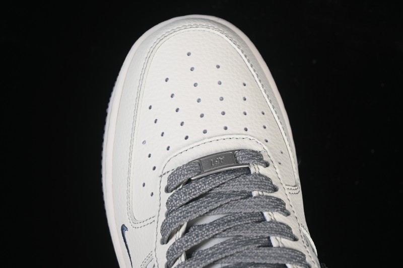Nike Air Force 1 '07 Low LV Collaboration Printed Beige Swoosh Casual Low-Top Sneakers - HH7518-079