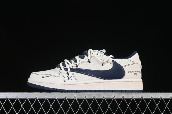 Nike Travis Scott x Fragment Design x Air Jordan 1 Low OG SP AJ1 Low Top Casual Sneakers - HT5088-603