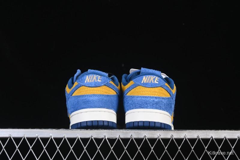 Nike Dunk Low Panda Blue Orange Low-Top Casual Skate Shoes - IH7648-700