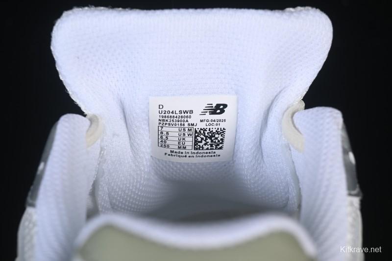 New Balance 204 Series Retro Breathable Casual Sports Running Shoes - U204LSWB