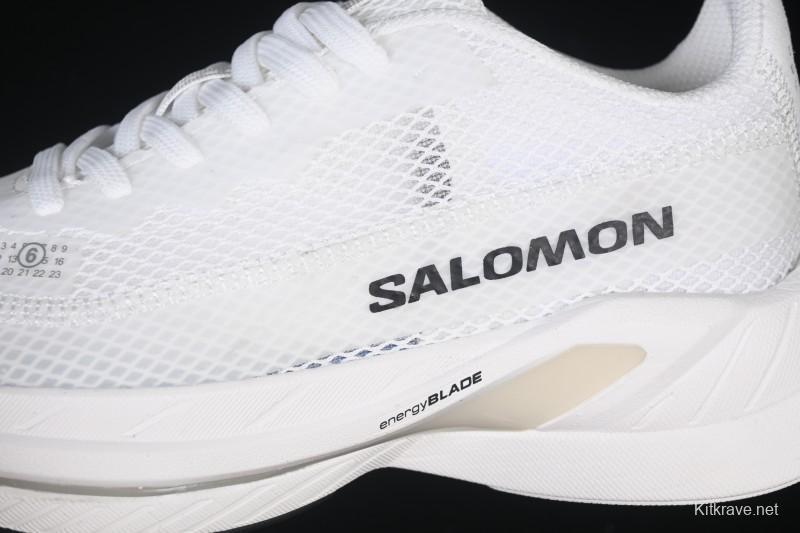 Maison Margiela MM6 x Salomon Spectur Low-Top Lace-Up Casual Lifestyle Shoes in White - AJE5
