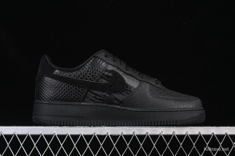 Nike Air Force 1'07 Low Casual Sneakers with Full-Length Air Cushion - HQ1977-001