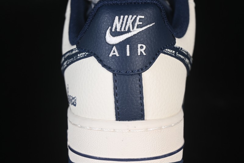 Nike Air Force 1'07 Low Collaboration Beige Camouflage Red Blue Hook Casual Skate Shoes - XD2588-609